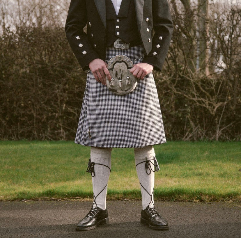 Ex Hire jackets, waistcoats and kilts for sale