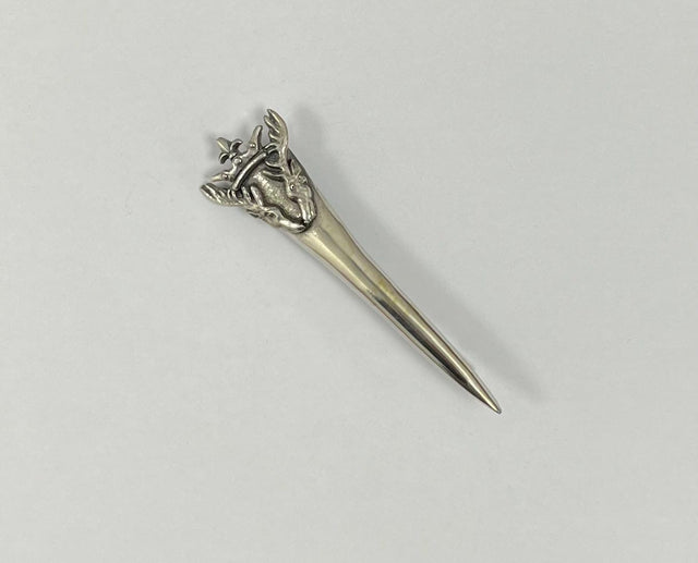 Stag head kilt pin